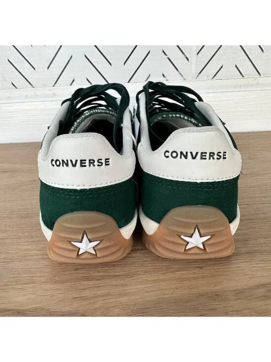 ⭐Converse Run Star Trainer Ox 7.5 Women Shoes Suede Green Casual Sneaker A13359C - Picture 13 of 15